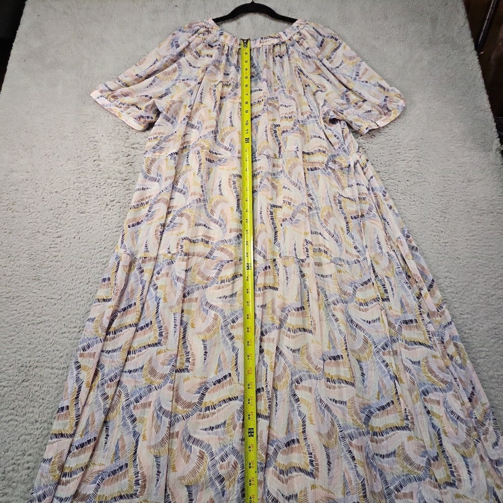 Lovestitch Dress Womens XL Maxi Lagenlook Cottagecore Festival Coastal Empire - Picture 13 of 16